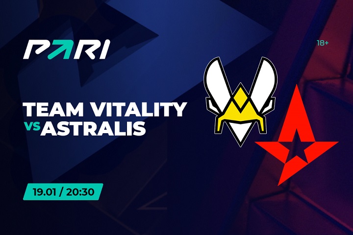 PARI: Vitality — фаворит в матче против Astralis на BLAST Premier: Spring Groups 2023