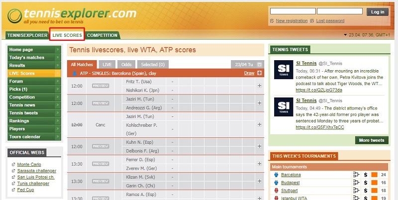 wta live scores results
