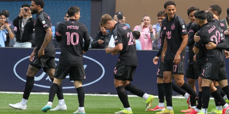 Игровой момент матча МЛС